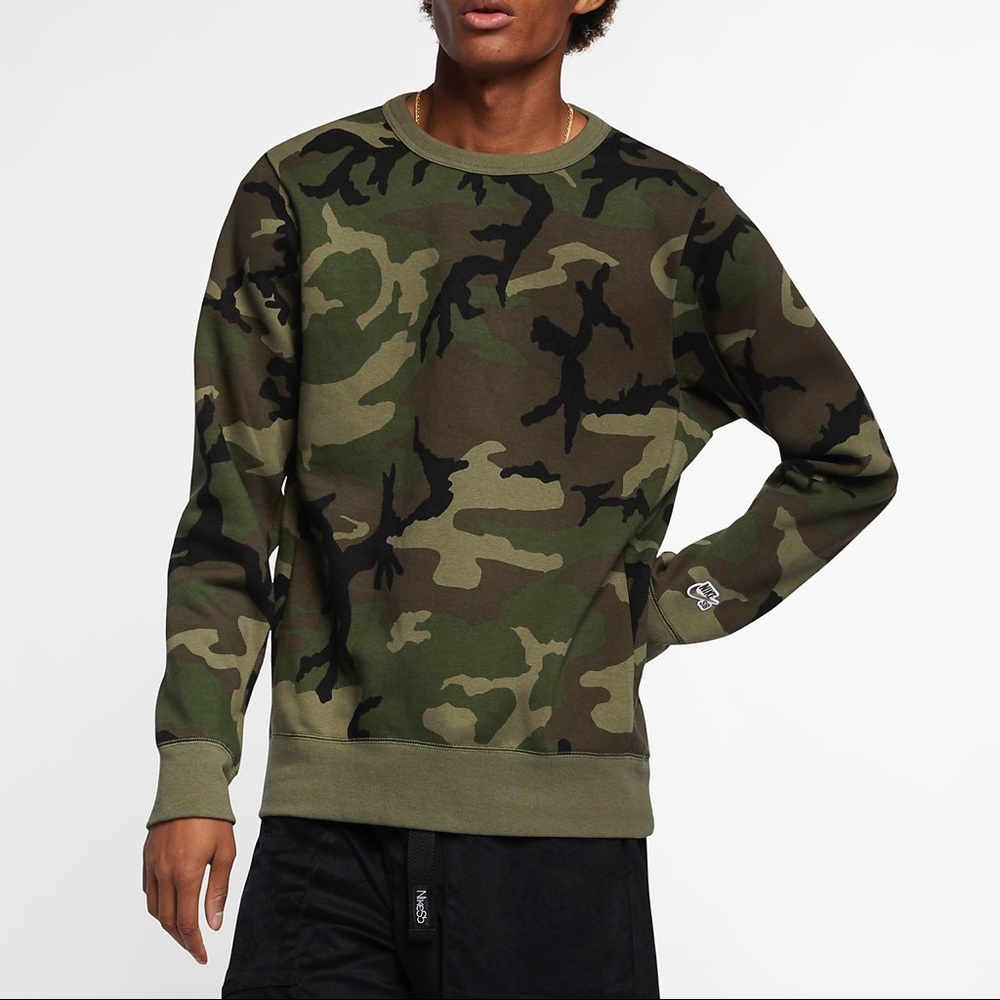 NWT Men’s Nike SB Crewneck Icon ERDL Fleece
